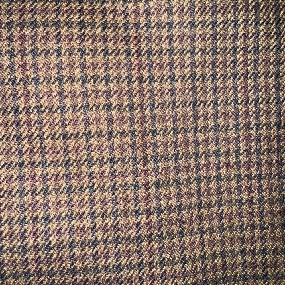 VTG Joseph & Fiess 100% Lambswool Sport Coat Mens 50R Check Blazer Suit Jacket
